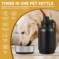 PawRomer 3-in-1 Insulated Dog Water Bottle | Portable Pet Water Bottle